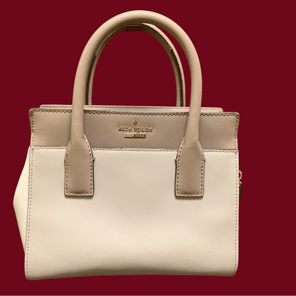 Kate Spade Beige and Taupe Satchel. NEW!